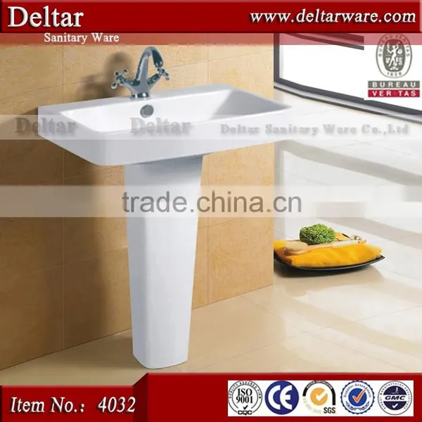 Chaozhou Toilet Factory Direct Ceramic Pedestal Wash Basin photo-6