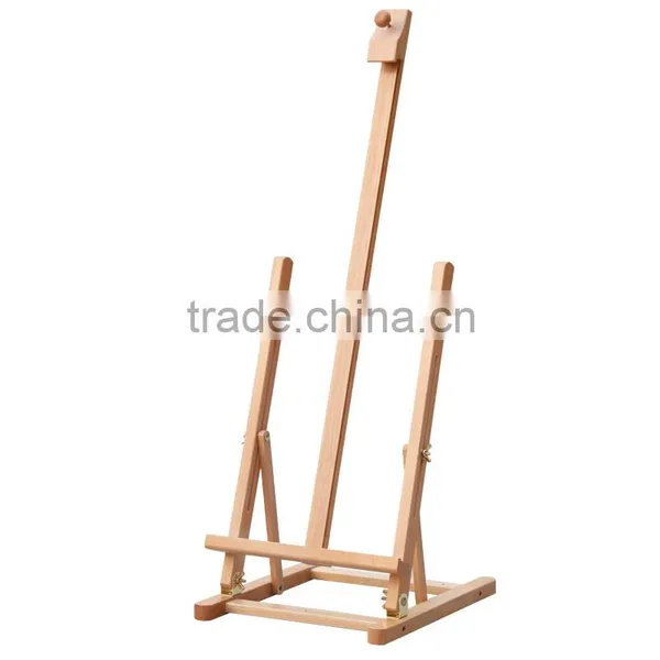 Bergino 78x78x202.7cm Wood Table Easel With Stands in Stock photo-2