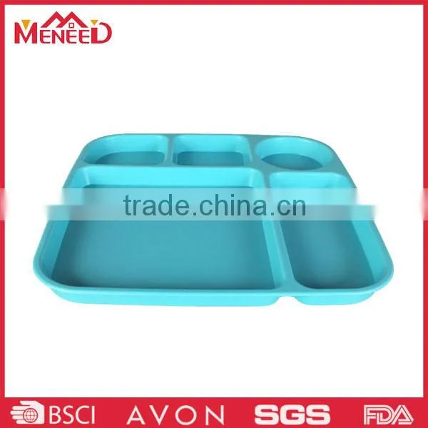 School/hotel/restaurant Canteen Food Grade Melamine Divided Lunch Tray photo-6