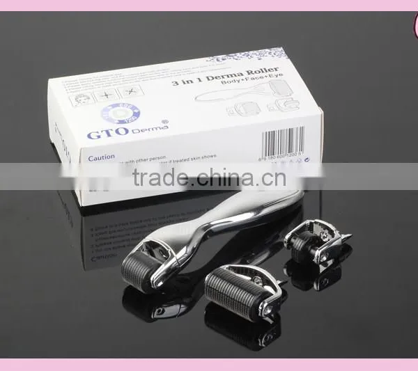 Popular 3 in 1 Derma Roller With 180 / 600/ 1200 Needles (CE Approval) photo-3