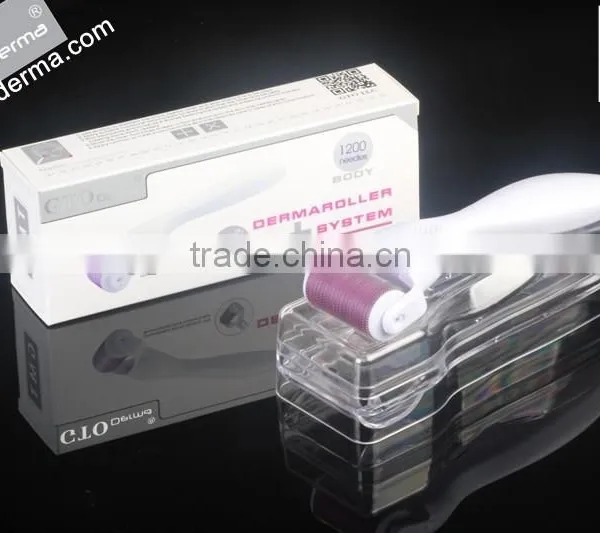 GTODermaroller 1200+600 Body Plus Face Skin Care Micro Needle Roller(medical CE) photo-3