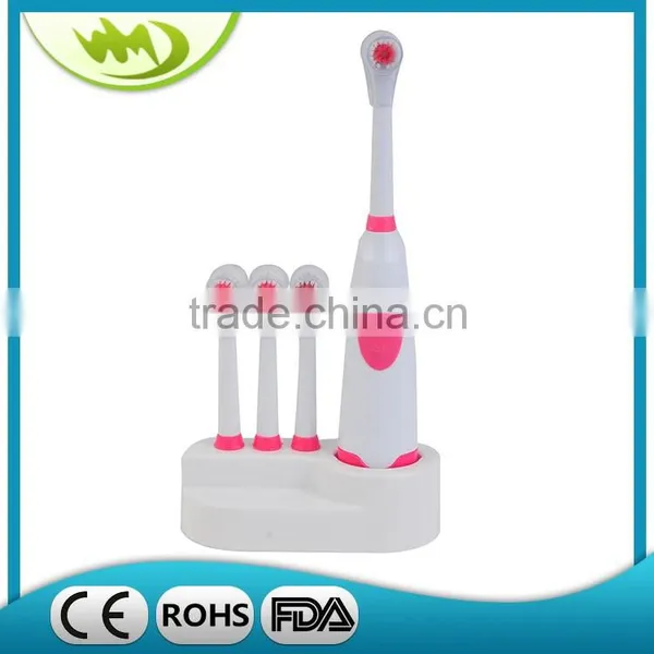Battery Operated Adult Electric Toothbrush With Brush Head Holder photo-3