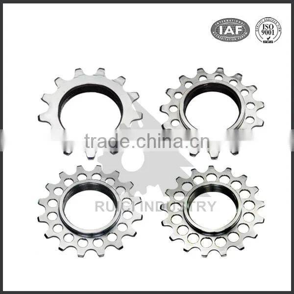 custom sizes steel material bicycle sprockets and Sprocket wheel in China