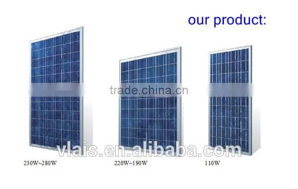 2015 Hot Selling 150W--180W Solar Panels, Solar Cells Polycrystal Silicon Solar Panels