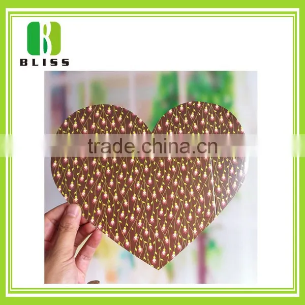 Event Party Supplies Custom Design Paper Love Heart Decorations Table Card Wedding Favors Butterfly Laser Cut Card photo-2