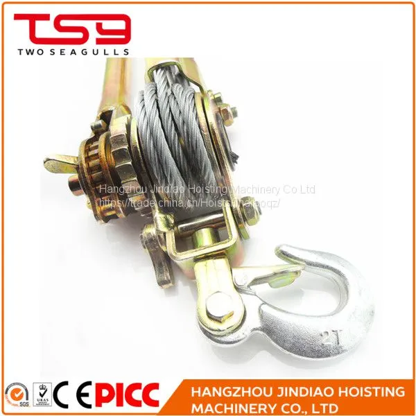 Pocket Portable Wire Rope Tighter Jobs Hand Winch Cable Puller photo-2