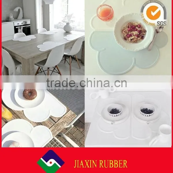 Flexible Waterproof Heat-resistant Feeding Suction Mat for Kids BPA Free Non Slip Silicone Feeding Mat photo-6
