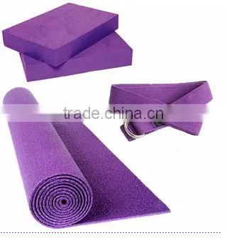 Starter Yoga Kit With Classic Purple Yoga Mats