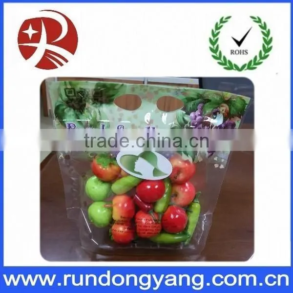 Customized Plastic Stand up Pouch Slider Zip Lock Fruit Packaging Bag photo-2