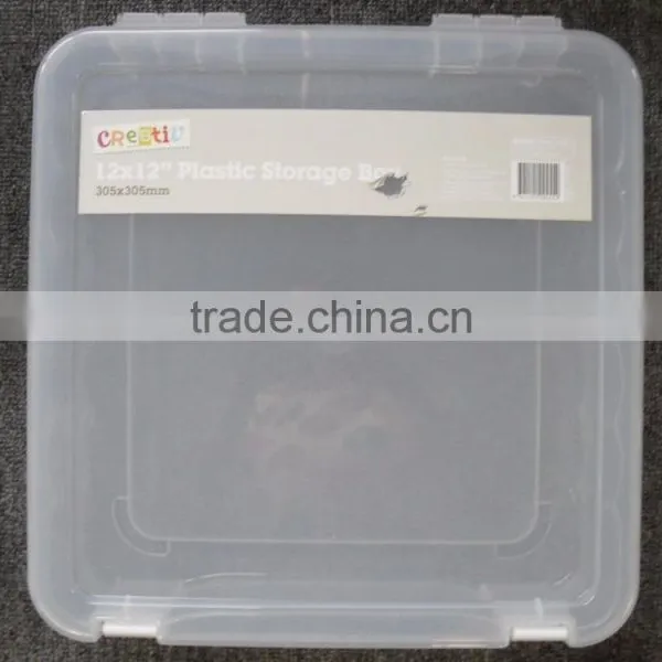 Plastic Square Storage Box With Lid,storage Container photo-2