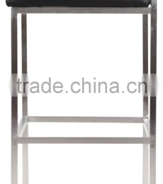 Factory Price Stainless Steel Frame Metal Type Chair Comfortable New Design High Bar Chair photo-2