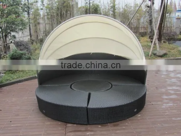 Top Sale Round Rattan Daybed Indoor Daybed photo-5