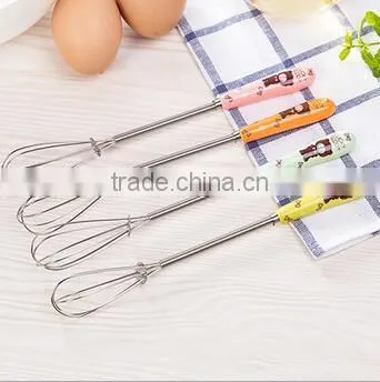 Manual Egg Beater Mini Egg Beater Matcha Whisk Wire Whisk Tea Whisk photo-2