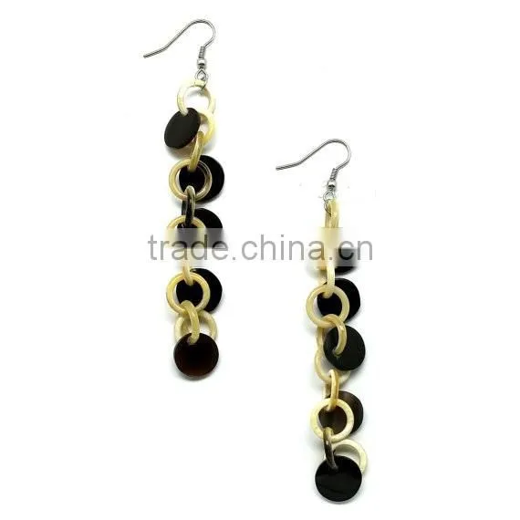 Bulk Horn Earrings, Water Buffalo Jewelry Set, Handmade in Vietnam photo-3
