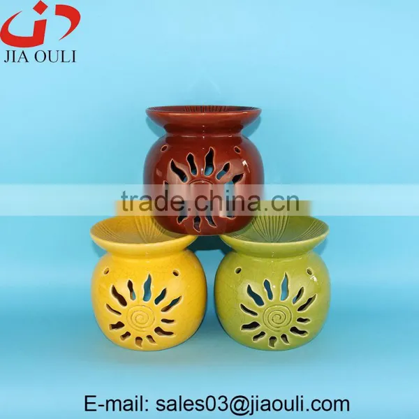 Wholesale Modern Family Life Fragrance Ceramic Oil Warmers, Bulk Oil Lamps photo-2