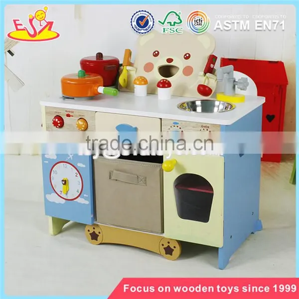 Wholesale Baby Wooden Kitchen Sets Toy, Top Fashion Kids Wooden Kitchen Sets Toy, Interesting Children Toy Kitchen W10C146 photo-2