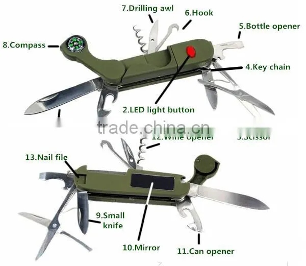 Hot Selling Outdoor Multifunction Survival Emergency Tool photo-6