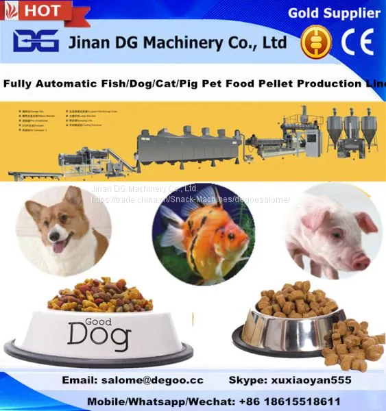 Automatic Pet Dog Treats/chewing Food Extruder Machine Production Plant photo-2
