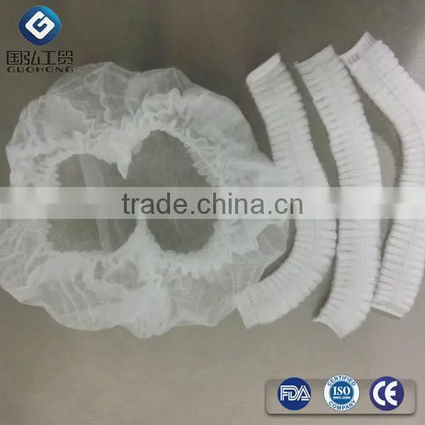 Colorful 18'' 19'' 20'' 21'' PP Non Woven Round Mop Mob Bouffant Disposable Cap