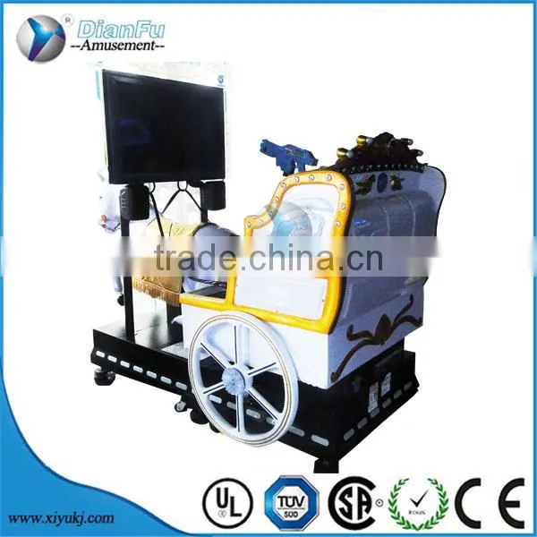 Dianfu Amusement Arcade Wagon Kids/children and Parents Amusement Horse Riding Arcade Games Machine With Videos for Sale photo-2