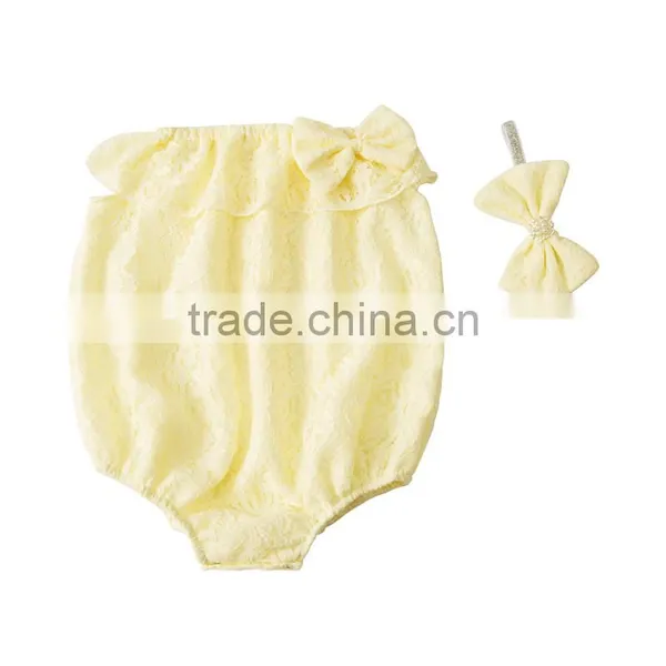 Wholesale Lace Romper Summer Baby Girl's Lace Romper photo-3