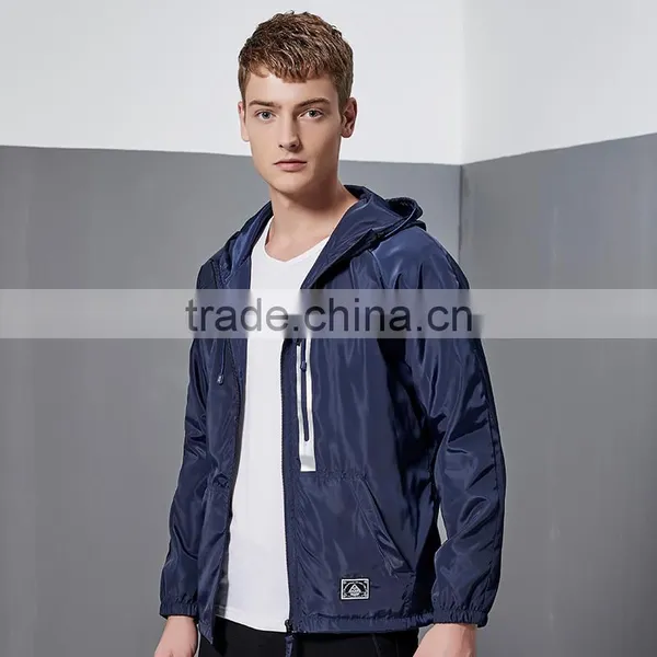 Hot Selling Men Cool Hiphop Style High Quality Solid Jacket Sports Jogging Outerwear Coat M-4XL XN-PJ16032 photo-2