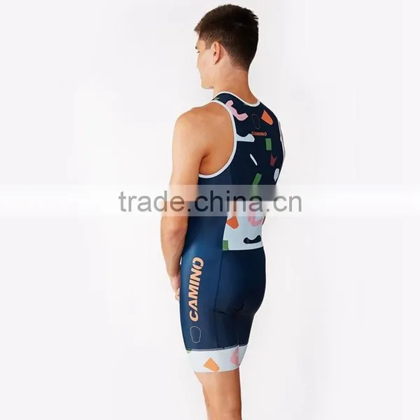 High Quality Triathlon Clothing for Man and Ladies, Ykk 3/4 Hidden Zippers, Comfortable Material for Triathlon Suit photo-4