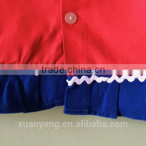 New Design Wholesale Lovely Red Kids Clothes Baby Dress Pictures Frock Girls Baby Dress photo-5