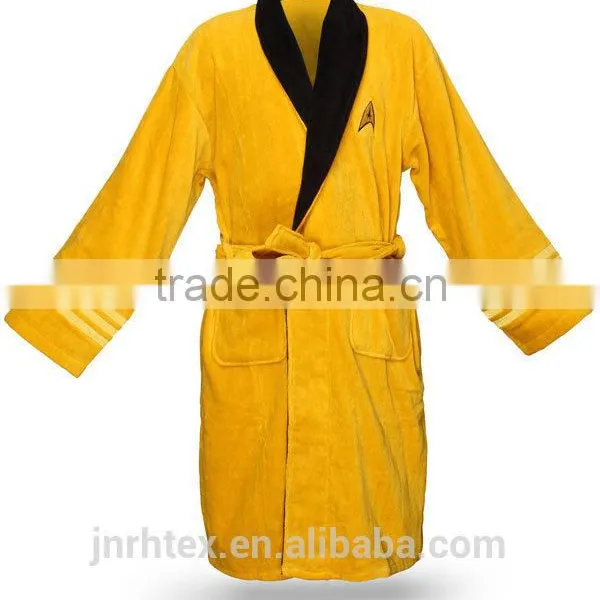 Factory Wholesale Custom Logo Cotton Terry Hotel Bathrobe photo-3