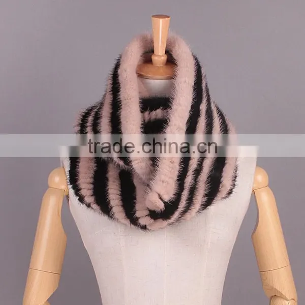 New Design Fashion Neckwear Fur Knit Scarf Neck Scarf Women photo-3