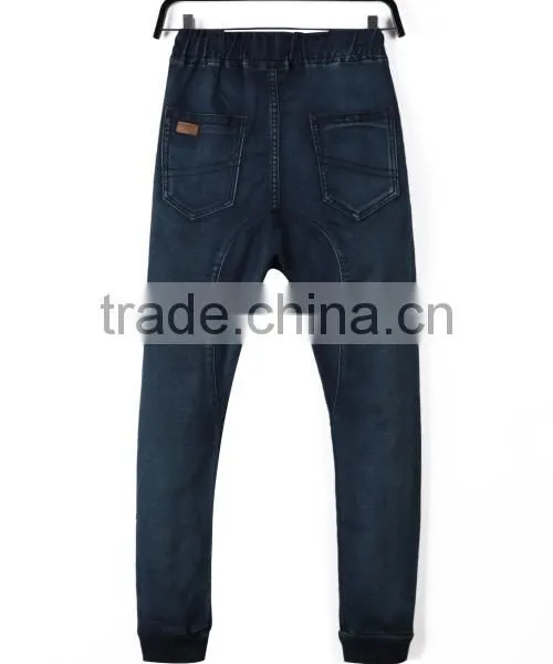 Guangzhou Jeans Market New Model Jeans Pent Style Wholesale Kids Jeans With Rib Hem photo-2