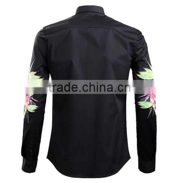 The European and American Fashion Leisure Long-sleeved Cotton Shirt photo-4