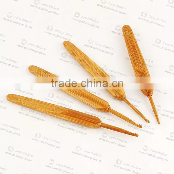 Sewing Accessories Bamboo Handle Crochet Hook Bamboo Crochet Hook photo-3