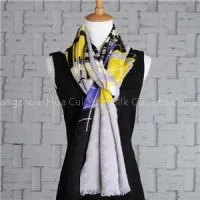 Custom Design Silk Wool Scarf