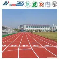 13mm Thickness Breathable EPDM Red Rubber Granules Spu Running Track photo-3