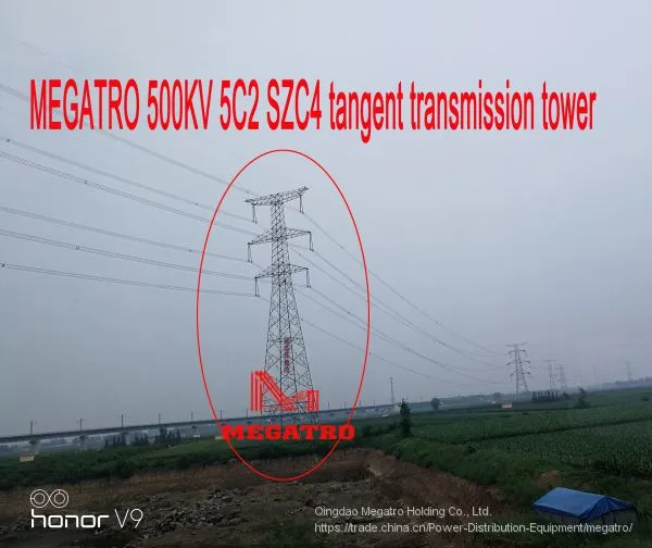 MEGATRO 500KV 5C2 SZC4 Tangent Transmission Tower photo-4