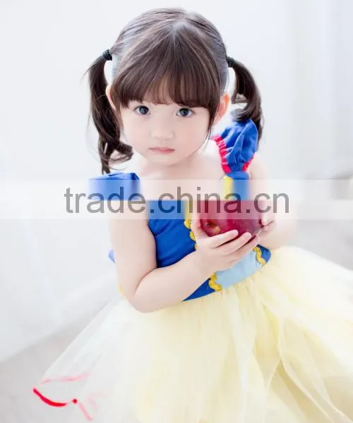 Lttile Girls Snow White Cosplay Dress Princess Costume photo-3