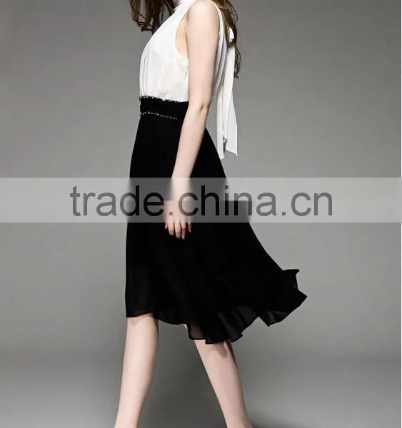Women Sleeveless Bodycon Long Chiffon Party Cocktail Dresses Ladies Sexy Night Dress Maxi Dress photo-3