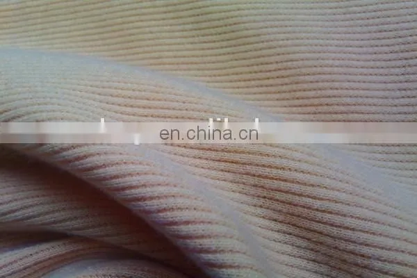 Winfar China Wholesale Hot Sale Poly&spandex 2*2 Knit Rib Knit Fabric photo-2