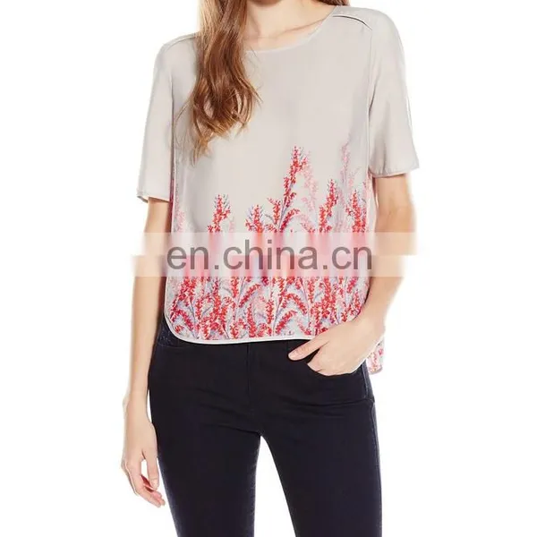 Best Sell Ladies New Design Fashion Girl Smart Top photo-2