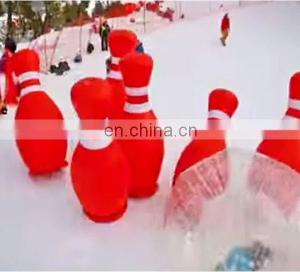 HI inflatable bowling set,inflatable bowling with zorb ,inflatable human bowling game