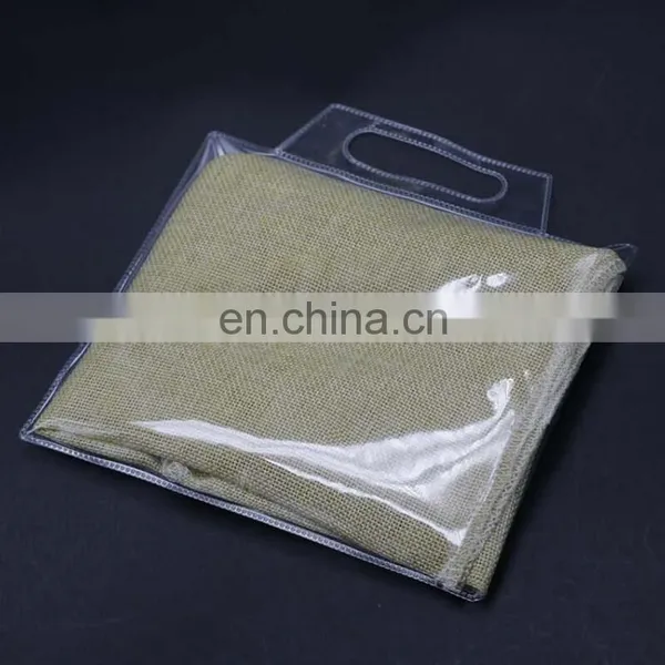 Cheap Wholesale Transparent Pvc Cloth Bag With Custom Handing Plastic Packing Clear Cosmetic Pvc Bag photo-4
