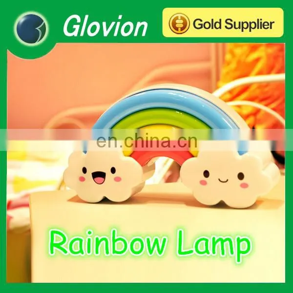 Cute Desk Lamp for Baby Sleep Sound and Light Control Wall Sticker Light Multi-color Novelty Decorative Bedroom Lamp