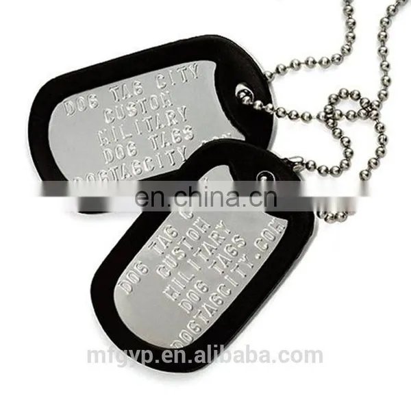 Custom Promotional Metal Blank Dog Tags Chain photo-4