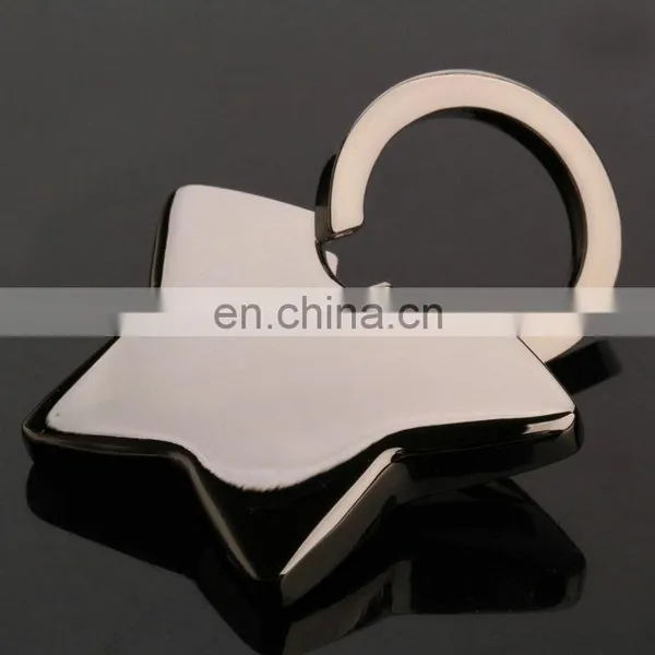 Pendant Five Pointed Star Key Chain Ring Keychain Keyfob Keyring Metal Zinc Alloy Five-pointed Star Shape Keychains photo-3