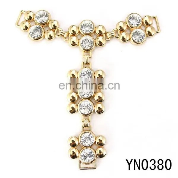YIWU Cheap Ladies Shoes Rhinestone Buckle