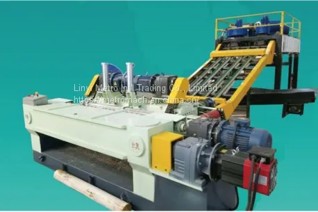 Dual Power High Speed Wood Veneer 4ft Spindle Less Peeling Machine photo-2