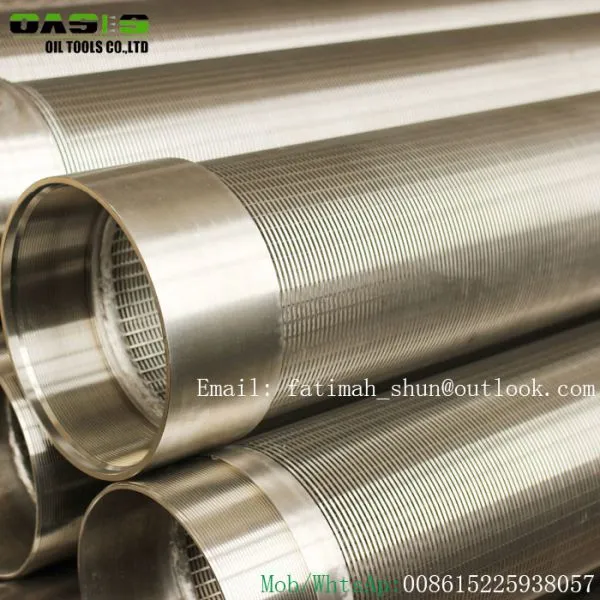 304 Steel Square Slot 20 Strainers Deep Well Water Pipes With Threaded Ends photo-4