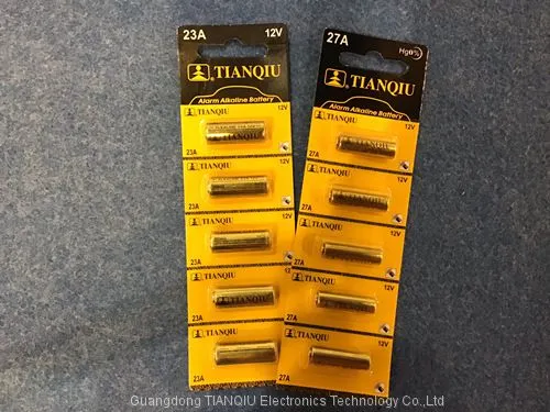 Tianqiu 23A Battery,alarm Battery,27A Battery,12V Alkaline Battery