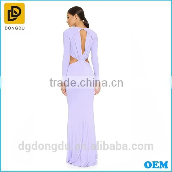 2016 Wholesale Cheap Elegant Purple Ladies Formal Dress for Women photo-3